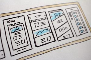 wireframes that we use for learning about layout